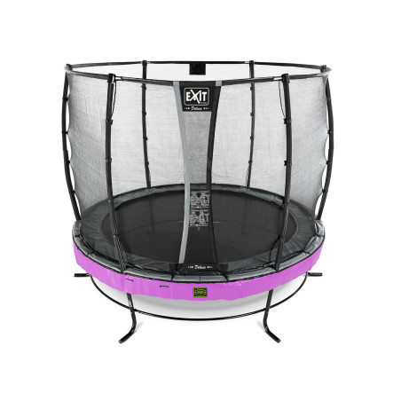 EXIT Trampoline Elegant Premium ø305cm avec filet de sécurité Deluxe - violet