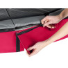 EXIT Trampoline Elegant Premium de 244x427cm avec filet de sécurité Deluxe - rouge