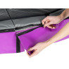 EXIT Trampoline Elegant Premium de 214x366cm avec filet de sécurité Deluxe - violet