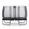 EXIT Trampoline Elegant de 214x366cm avec filet de sécurité Economy - noir