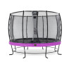 EXIT Trampoline Elegant Premium ø427cm avec filet de sécurité Deluxe - violet