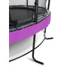 EXIT Trampoline Elegant Premium ø427cm avec filet de sécurité Deluxe - violet