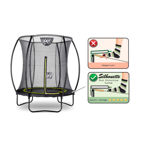 EXIT Trampoline Silhouette ø183cm - noir