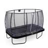 EXIT Trampoline Elegant Premium de 214x366cm avec filet de sécurité Deluxe - noir