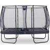 EXIT Trampoline Elegant Premium de 244x427cm avec filet de sécurité Deluxe - noir