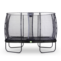 EXIT Trampoline Elegant de 244x427cm avec filet de sécurité Economy - noir