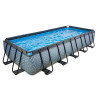 EXIT 30.12.53.00 piscine hors sol Rectangle 12600 L Gris
