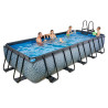 EXIT 30.12.53.00 piscine hors sol Rectangle 12600 L Gris