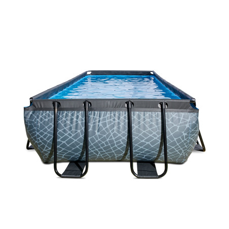 EXIT 30.12.42.00 piscine hors sol Rectangle 7020 L Gris