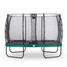 EXIT Trampoline Elegant de 244x427cm avec filet de sécurité Economy - vert