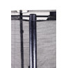 EXIT Trampoline Elegant de 214x366cm avec filet de sécurité Economy - gris