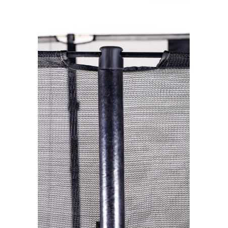 EXIT Trampoline Elegant de 214x366cm avec filet de sécurité Economy - violet