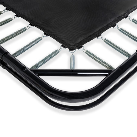 EXIT Dynamic trampoline enterré au niveau du sol 244x427cm avec filet de sécurité - noir