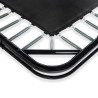 EXIT Dynamic trampoline enterré au niveau du sol 244x427cm avec filet de sécurité - noir