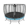 EXIT Trampoline Elegant Premium ø427cm avec filet de sécurité Deluxe - bleu