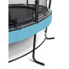 EXIT Trampoline Elegant Premium ø427cm avec filet de sécurité Deluxe - bleu