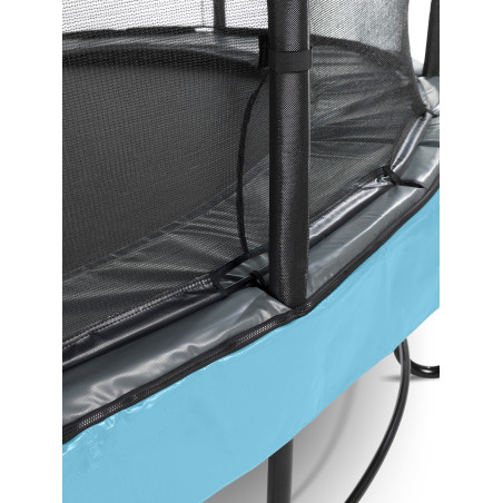 EXIT Trampoline Elegant Premium ø366cm avec filet de sécurité Deluxe - bleu