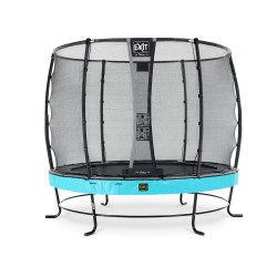 EXIT Trampoline Elegant Premium ø305cm avec filet de sécurité Deluxe - bleu