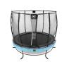 EXIT Trampoline Elegant Premium ø253cm avec filet de sécurité Deluxe - bleu