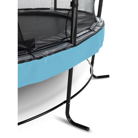 EXIT Trampoline Elegant Premium ø253cm avec filet de sécurité Deluxe - bleu