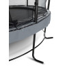 EXIT Trampoline Elegant Premium ø366cm avec filet de sécurité Deluxe - gris
