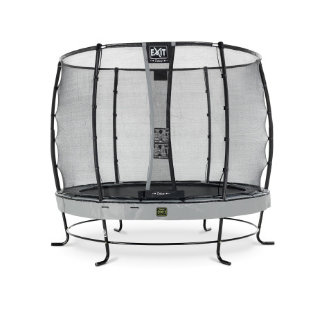 EXIT Trampoline Elegant Premium ø305cm avec filet de sécurité Deluxe - gris