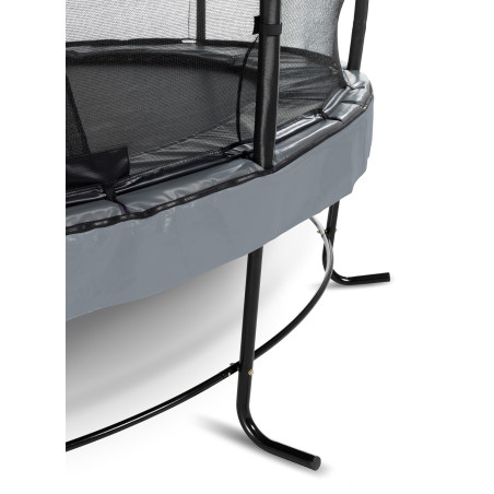 EXIT Trampoline Elegant Premium ø305cm avec filet de sécurité Deluxe - gris