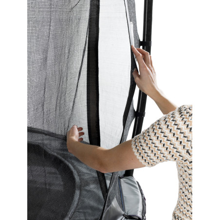 EXIT Trampoline Elegant Premium ø305cm avec filet de sécurité Deluxe - gris