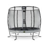 EXIT Trampoline Elegant Premium ø253cm avec filet de sécurité Deluxe - gris