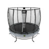 EXIT Trampoline Elegant Premium ø253cm avec filet de sécurité Deluxe - gris