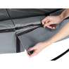 EXIT Trampoline Elegant Premium ø253cm avec filet de sécurité Deluxe - gris