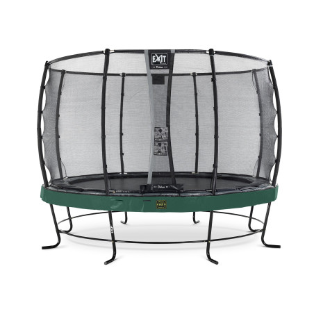 EXIT Trampoline Elegant Premium ø427cm avec filet de sécurité Deluxe - vert