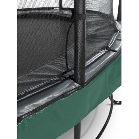 EXIT Trampoline Elegant Premium ø427cm avec filet de sécurité Deluxe - vert