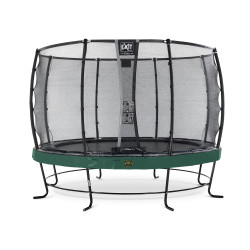 EXIT Trampoline Elegant Premium ø366cm avec filet de sécurité Deluxe - vert