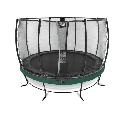 EXIT Trampoline Elegant Premium ø366cm avec filet de sécurité Deluxe - vert