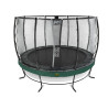 EXIT Trampoline Elegant Premium ø366cm avec filet de sécurité Deluxe - vert