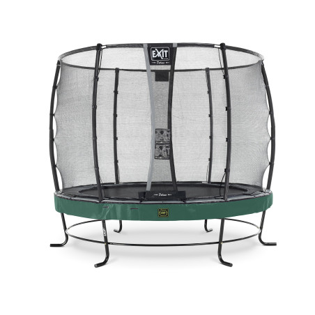 EXIT Trampoline Elegant Premium ø305cm avec filet de sécurité Deluxe - vert