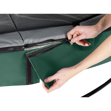 EXIT Trampoline Elegant Premium ø305cm avec filet de sécurité Deluxe - vert