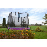 EXIT Trampoline Elegant Premium ø253cm avec filet de sécurité Deluxe - violet