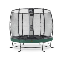 EXIT Trampoline Elegant Premium ø253cm avec filet de sécurité Deluxe - vert