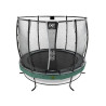 EXIT Trampoline Elegant Premium ø253cm avec filet de sécurité Deluxe - vert