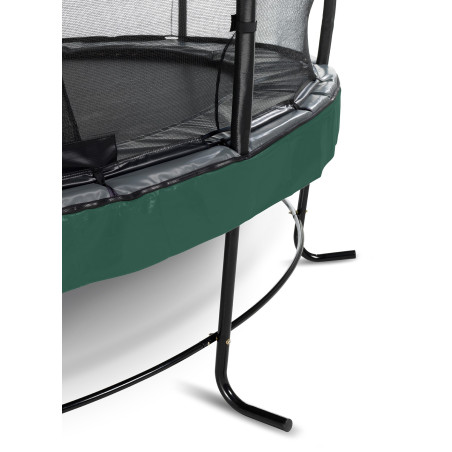 EXIT Trampoline Elegant Premium ø253cm avec filet de sécurité Deluxe - vert
