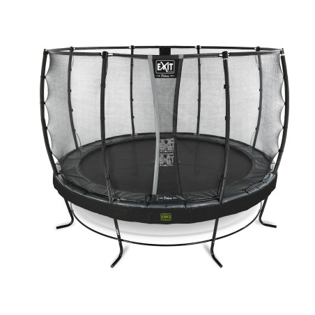 EXIT Trampoline Elegant Premium ø427cm avec filet de sécurité Deluxe - noir