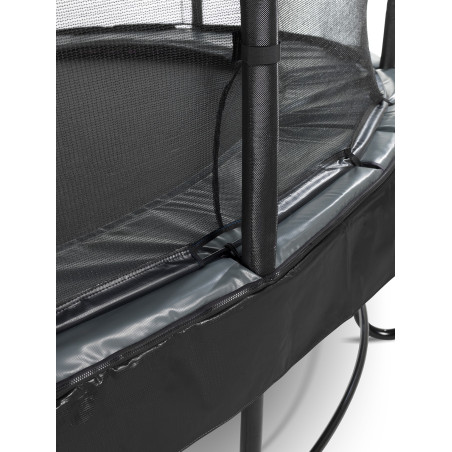 EXIT Trampoline Elegant Premium ø427cm avec filet de sécurité Deluxe - noir