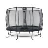 EXIT Trampoline Elegant Premium ø366cm avec filet de sécurité Deluxe - noir