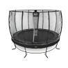EXIT Trampoline Elegant Premium ø366cm avec filet de sécurité Deluxe - noir