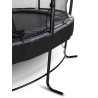 EXIT Trampoline Elegant Premium ø366cm avec filet de sécurité Deluxe - noir