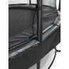 EXIT Trampoline Elegant Premium ø366cm avec filet de sécurité Deluxe - noir