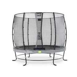 EXIT Trampoline Elegant ø305cm avec filet de sécurité Economy - gris