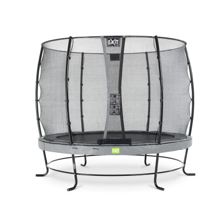 EXIT Trampoline Elegant ø305cm avec filet de sécurité Economy - gris